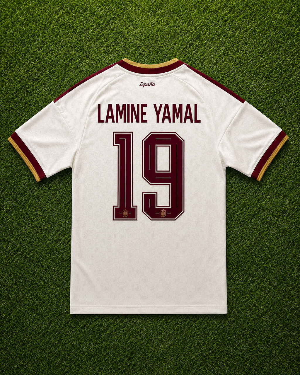 Segunda Equipación Lamine Yamal 19 ESPAÑA mundial 2026 PLAYER VERSION