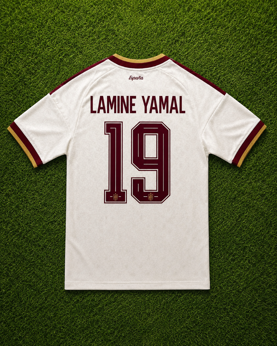 Segunda Equipación Lamine Yamal 19 ESPAÑA mundial 2026 PLAYER VERSION